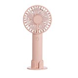 ピンク | Wウィングハンディーファン 【バックライト付】【扇風機】 韓国 夢展望 | 夢展望