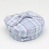 ブルー | チェックリボンベレー帽 量産型 地雷系 夢展望 | DearMyLove