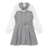 千鳥格子 | レースドッキングビスチェワンピ 量産型 地雷系 夢展望 | DearMyLove