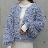 ブルー | ループヤーン前後2wayカーディガン 韓国 夢展望 | 夢展望