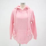 ピンク | 萌えフードゆるニットトップス 韓国 夢展望 | 夢展望