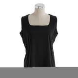 ブラック | 【3L~6L】吸汗速乾タンクトップ 韓国 夢展望 | 夢展望