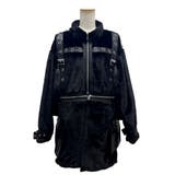 ブラック | 2WAYボンデージファーコート 量産型 地雷系 夢展望 | DearMyLove