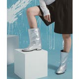 シルバー | 【最上もが着用】ワイドシャフトストレートショートブーツ 韓国 夢展望 | 夢展望