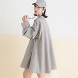 グレー | フレアシャツワンピース【大きいサイズ有】 韓国 夢展望 | 夢展望
