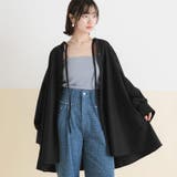 ブラック | フレアシャツワンピース【大きいサイズ有】 韓国 夢展望 | 夢展望