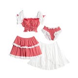 レッド | 6wayフリルリボン水着 量産型 地雷系 夢展望 | DearMyLove