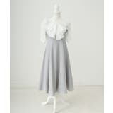 フレア ブルーグレー | 選べるデザインヨークフリルボウタイワンピース 量産型 地雷系 夢展望 | DearMyLove