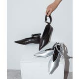 ブラック | 【最上もが着用】Vカットポインテッド2wayパンプス 韓国 夢展望 | 夢展望