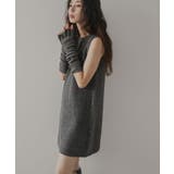 チャコール | 2wayニットカーデワンピースセット 韓国 夢展望 | 夢展望