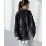 チャコールグレー | フェイクムートンスタンドジャケット 韓国 夢展望 | 夢展望