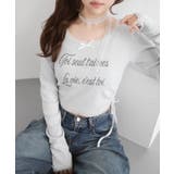 アイスブルー | 刺?レタリングクロップドカットソー【大きいサイズ有り】 量産型 地雷系 夢展望 | DearMyLove