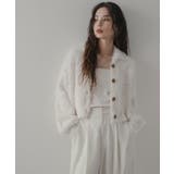 ホワイト | フェザーヤーンカーディガン 韓国 夢展望 | 夢展望