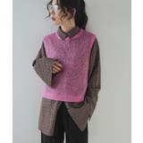 ピンク | モヘアタッチシアーベスト 韓国 夢展望 | 夢展望