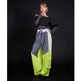 ライム | 配色カラーラインジャージパンツ スウェットパンツ 韓国 | 夢展望