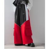 レッド | 配色カラーラインジャージパンツ スウェットパンツ 韓国 | 夢展望