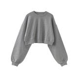グレー | クロップドスウェット 韓国 夢展望 | 夢展望