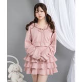 ピンク | ティアードフリルミニキャミワンピ&パーカーセットアップ 量産型 地雷系 | DearMyLove