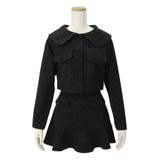 ブラック | 丸襟ドットセットアップ【大きいサイズ有り】 量産型 地雷系 夢展望 | DearMyLove