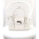 オフホワイト | ハートチャーム付きミニボストンバッグ【select Item】 量産型 | 夢展望