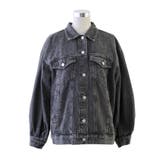 ブラック | オーバーサイズＧジャンジャケット 韓国 夢展望 | 夢展望