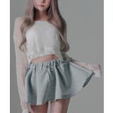 ホワイト | 短丈ゆるシアートップス 韓国 夢展望 Diable baiser | 夢展望