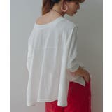 ホワイト | マルチウェイルーズTシャツ 韓国 夢展望 bohmal | 夢展望