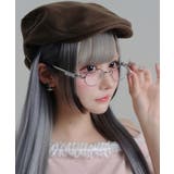 シルバー | ビジュー メガネ クリアレンズ | 夢展望