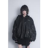 レザーフーディジャケット | yumiri | 詳細画像1 