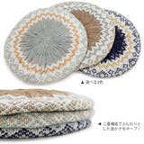 ベレー帽 ノルディック 秋冬 | 帽子屋Zaction -帽子＆ヘアバンド-  | 詳細画像8 