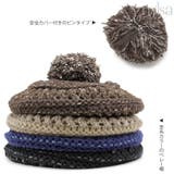 ベレー帽 ボンボン 帽子 | 帽子屋Zaction -帽子&ヘアバンド- | 詳細画像10
