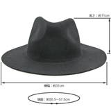 ハット フェルト つば広 | 帽子屋Zaction -帽子&ヘアバンド- | 詳細画像10