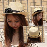 麦わら帽子 レディース ストローハット | 帽子屋Zaction -帽子＆ヘアバンド-  | 詳細画像5 