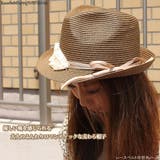 麦わら帽子 レディース ストローハット | 帽子屋Zaction -帽子＆ヘアバンド-  | 詳細画像4 
