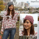 ニット帽 レディース 帽子 | 帽子屋Zaction -帽子＆ヘアバンド-  | 詳細画像6 
