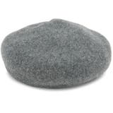 灰色 | ベレー帽 秋冬 帽子 レディース wool Standardウールベレー帽 | 帽子屋Zaction -帽子＆ヘアバンド- 