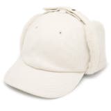 象牙色 | 洗える帽子 キャップ 耳あて付き | 帽子屋Zaction -帽子＆ヘアバンド- 