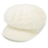 白色 | キャスケット レディース つば付き | 帽子屋Zaction -帽子＆ヘアバンド- 