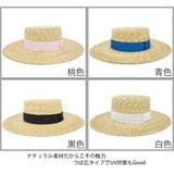 カンカン帽 レディース 帽子 | 帽子屋Zaction -帽子＆ヘアバンド-  | 詳細画像3 