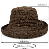 ペーパーハット レディース 麦わら帽子 | 帽子屋Zaction -帽子&ヘアバンド- | 詳細画像11