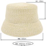 洗濯機で洗えるハット 麦わら帽子 レディース | 帽子屋Zaction -帽子＆ヘアバンド-  | 詳細画像15 