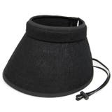 黒色 | 洗える サンバイザー 風で飛びにくい | 帽子屋Zaction -帽子＆ヘアバンド- 
