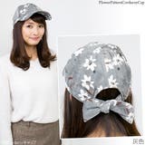 帽子 レディース 花柄 | 帽子屋Zaction -帽子＆ヘアバンド-  | 詳細画像7 