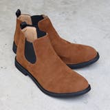 ブラウン | メンズ ストリート ビッグシルエット サイドゴア ショートブーツ ☆2351 | Zeal Market
