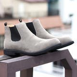 グレー | メンズ ストリート ビッグシルエット サイドゴア ショートブーツ ☆2351 | Zeal Market