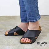 メンズ ストリート セットアップ 夏 レザー調クロスサンダル ☆2364 | Zeal Market | 詳細画像6