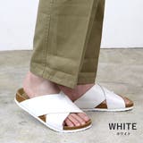 メンズ ストリート セットアップ 夏 レザー調クロスサンダル ☆2364 | Zeal Market | 詳細画像8
