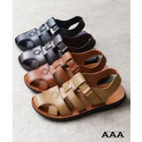 メンズ ストリート ビッグシルエット 夏 編み込みフラットサンダル ☆2410 | Zeal Market | 詳細画像1