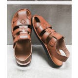 ブラウン | メンズ ストリート ビッグシルエット 夏 編み込みフラットサンダル ☆2410 | Zeal Market