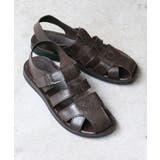 ダークブラウン | メンズ ストリート ビッグシルエット 夏 編み込みフラットサンダル ☆2410 | Zeal Market